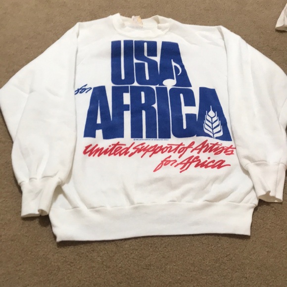 Vintage Sweaters - ⚡️FINAL PRICE⚡️ Rare USA for Africa 1985 We Are The World Official Sweater VTG